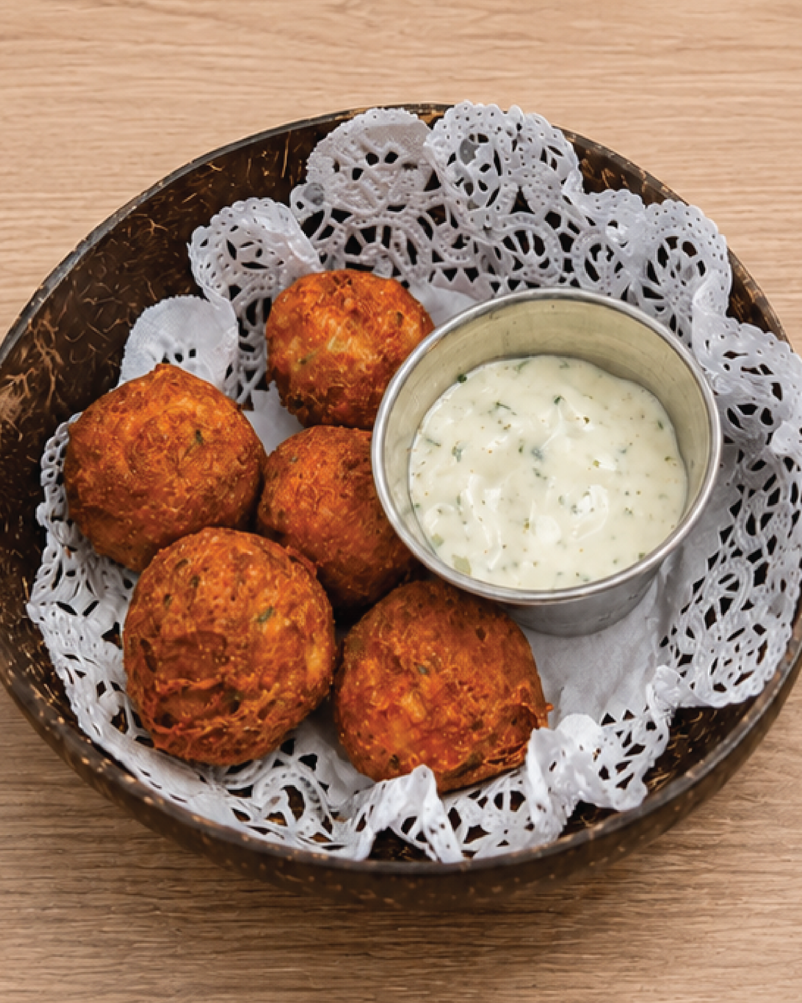 Brazilian small bites with house sauce